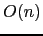 $ O(n)$